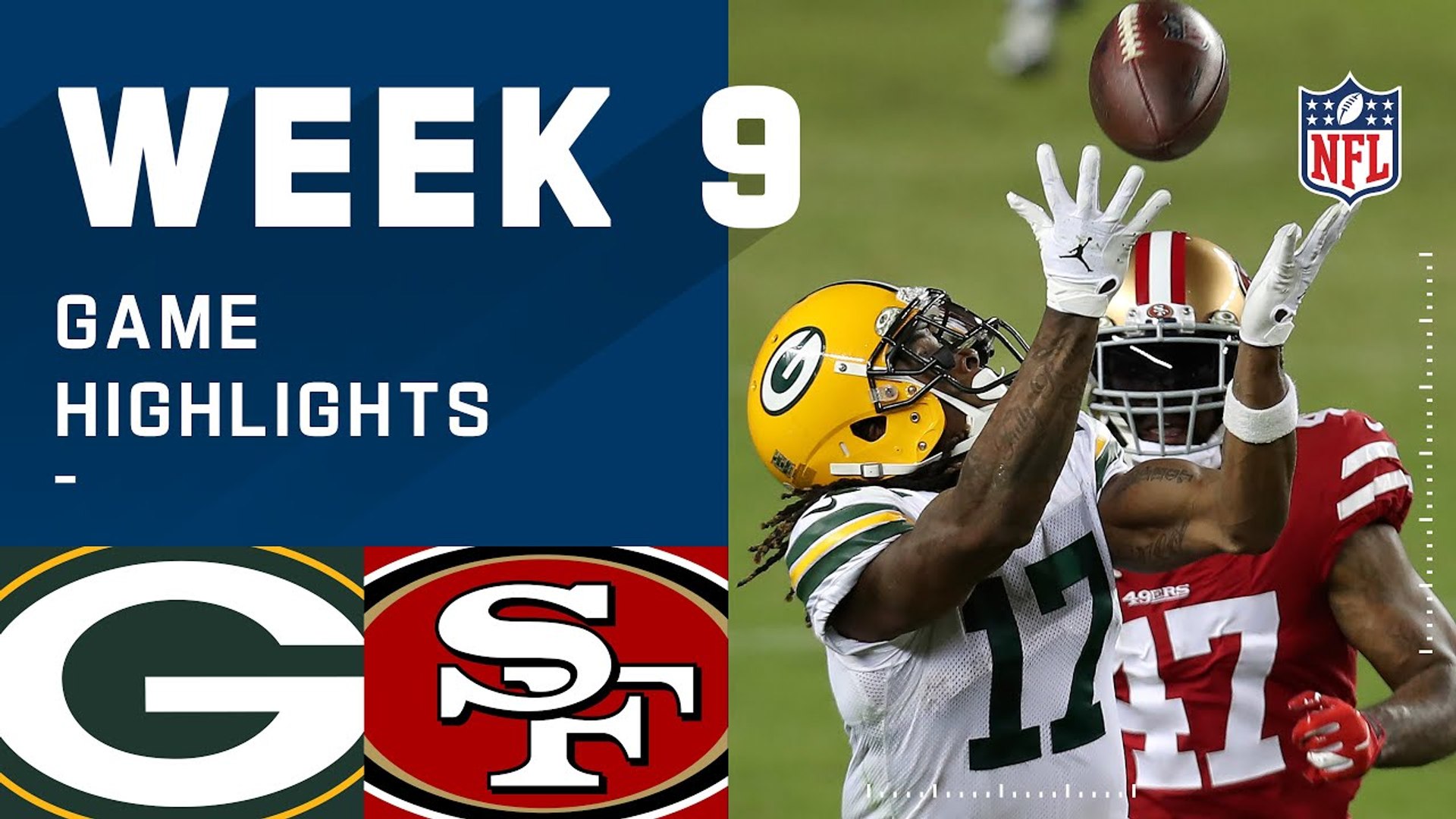 Packers vs. Panthers, Week 9 Highlights