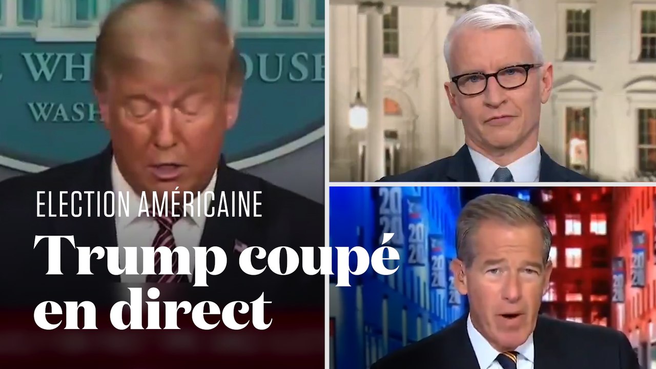 Trois chaînes de télé américaines coupent l’allocution de Donald Trump face à "un tissu de mensonges"