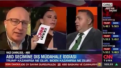 CNN Türk'teki ABD seçimi tartışmasında 'aptalsın' gerilimi