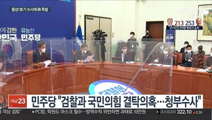 민주당 "월성 1호기, 정치수사" 맹폭…국민의힘 반발