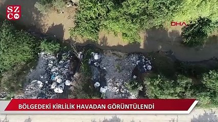 Nilüfer Çayı'nın yatağına katı atık ve moloz döktüler
