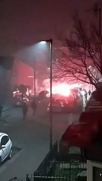 Video captures fireworks yobs in Sheffield