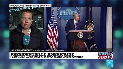 Présidentielle américaine : Biden et Trulmp au coude-à-coude en Pennsylvanie
