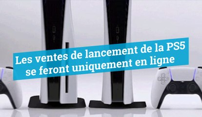 Les ventes de la PlayStation 5 se feront uniquement en ligne