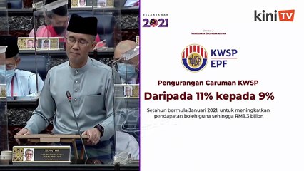 Budget 2021- EPF contributors can withdraw RM500 monthly from Account 1 from January 2021