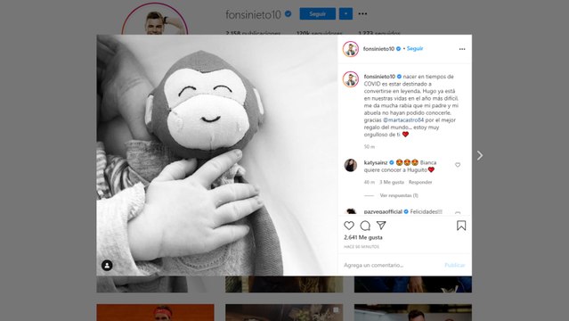 Fonsi Nieto y Marta Castro, ¡padres de su primer hijo!