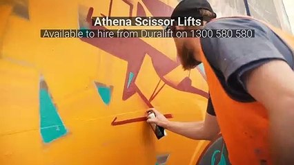 Duralift Athena Scissor Lift at Camberwell Station