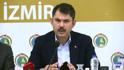 Bakan Kurum: 'Çadır kentlerde, içinde Kovid-19 testi dahi yaptırılabilecek polikliniklerimiz kurulmuş durumdadır' - İZMİR