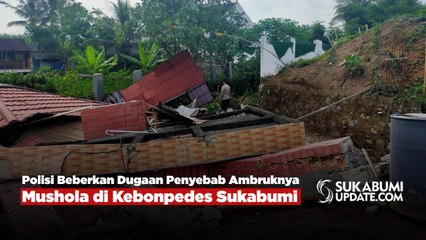 Polisi Beberkan Dugaan Penyebab Ambruknya Mushola di Kebonpedes Sukabumi