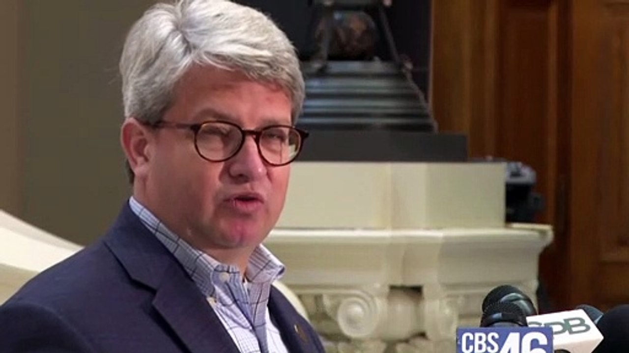 Georgia elections official Gabriel Sterling updates on count  as  Donald Trump  and Joe Biden await results from key state