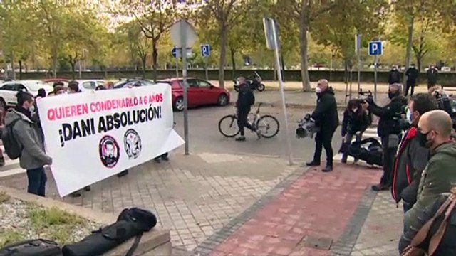 Arranca el juicio contra Daniel Gallardo por los disturbios en Madrid por el procés
