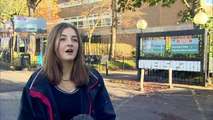 Students pull down fences after being 'caged in'