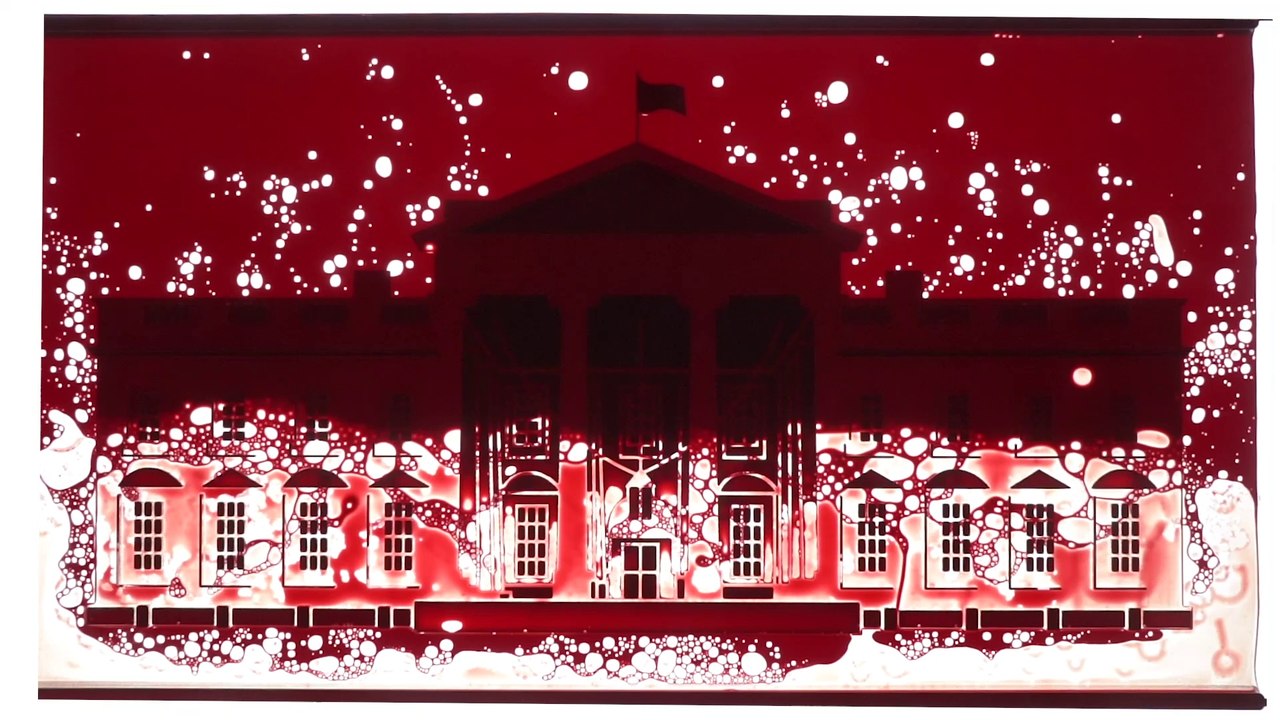 The White House Filled with American Blood by Andrei Molodkin © Andrei Molodkin