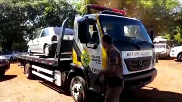 Mais um carro furtado é recuperado em ação da Polícia Militar de Cascavel