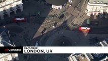 ویدئو؛ خیابان‌های خلوت لندن در آغاز دومین قرنطینه عمومی انگلیس