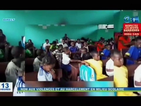 RTG/ Non aux violences et au harcèlement en milieu scolaire