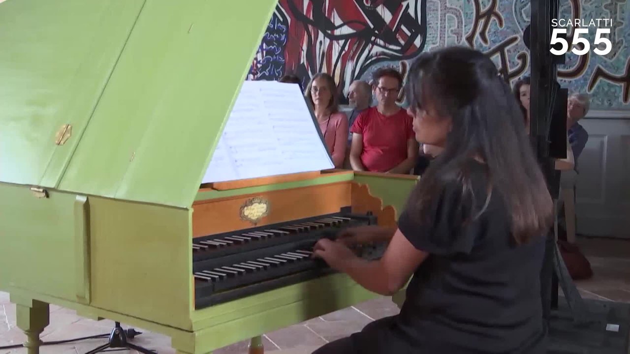 Scarlatti : Sonate pour clavecin en ut mineur K 362 L 156 (Allegro), par Carole Cerasi - #Scarlatti555