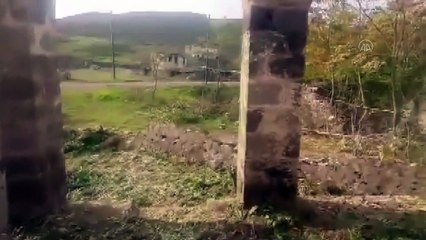 Ermenilerin işgal altında tuttukları köyün camisinde domuz besledikleri ortaya çıktı