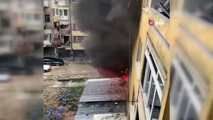 Bursa’da korkutan depo yangını