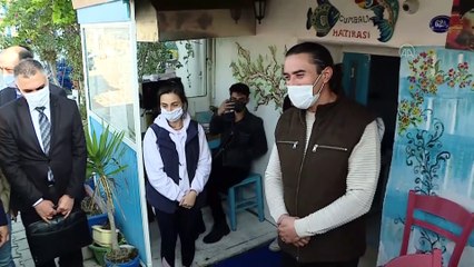 Ticaret Bakanı Pekcan, depremden etkilenen Seferihisar'da incelemelerde bulundu - İZMİR