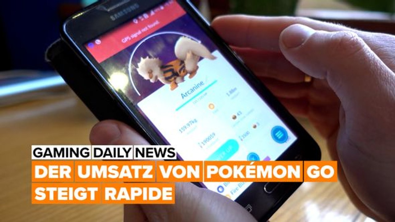 Der Umsatz von Pokémon GO steigt rapide