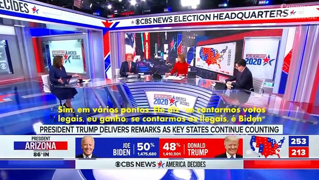 Trump interrompido: momento em que ABC, CBS, CNBC, MSNBC, NBC e Univision cortam discurso do republicano