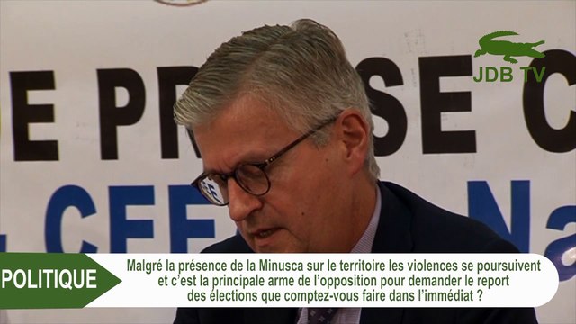 Crise électorale: JEAN PIERRE LA CROIX s'est exprimé sur les violences en Centrafrique