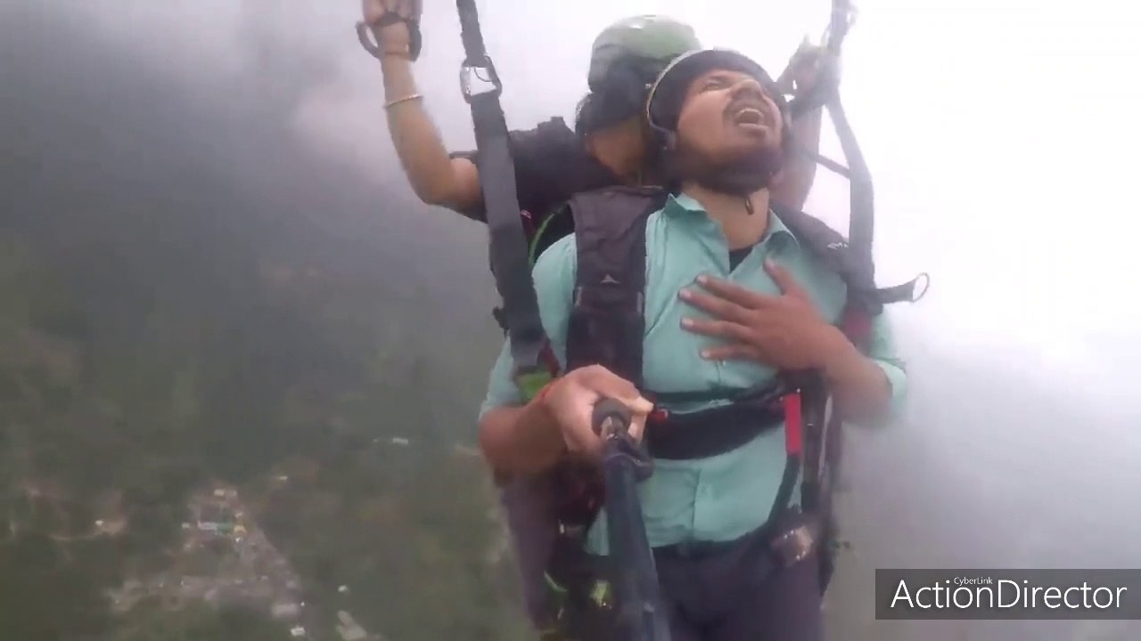 Paragliding new video 2020|funny paragliding|scared man|paragliding india|funny man try paragliding first time