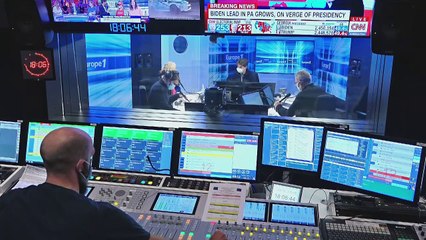 Devant la Maison-Blanche, les supporters de Joe Biden crient déjà victoire