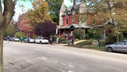 Les habitants de Philadelphie viennent d'apprendre que Biden est en tête dans leur État