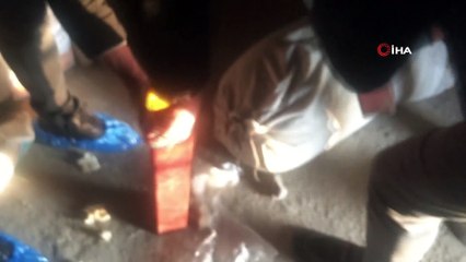 Profil demirlerinin içinden deste deste dolar çıktı