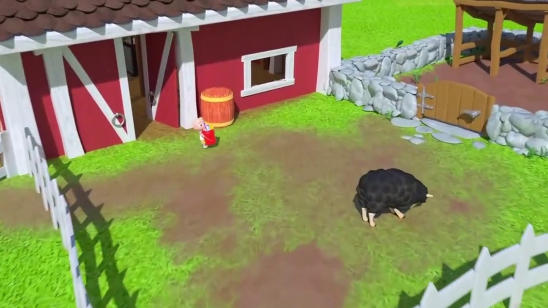 Baa baa black sheep poem for kids-HJ series