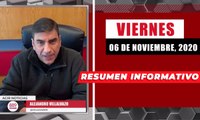Resumen de noticias viernes 6 de noviembre 2020 / Panorama Informativo / 88.9 Noticias