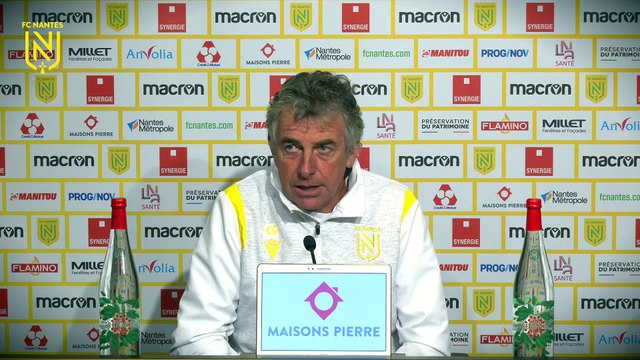 Christian Gourcuff avant FC Lorient - FC Nantes