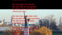 Liberté  - Poème de Paul Eluard