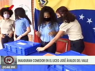 Entregan equipos Canaima e inauguran comedor en la UEN José Avalos en parroquia El Valle de Caracas