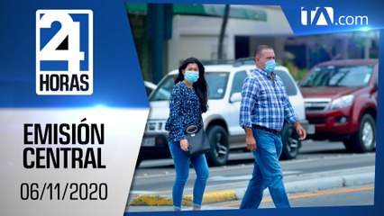 Noticias Ecuador: Noticiero 24 Horas, 06/11/2020 (Emisión Central)