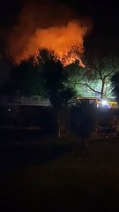 Fire tears through Anglesey Lodge in Gosport