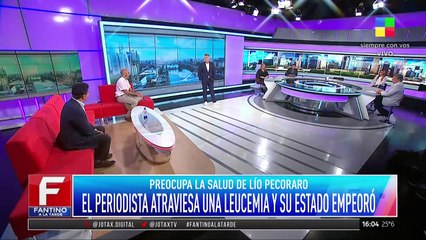 Preocupa la salud de Lío Pecoraro