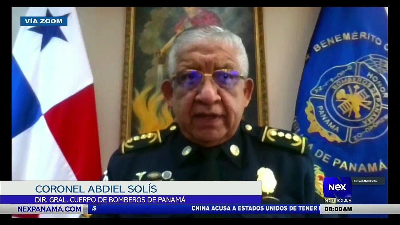 Entrevista al Coronel Abdiel Solís, Director general del cuerpo de bomberos de Panamá  - Nex Noticias