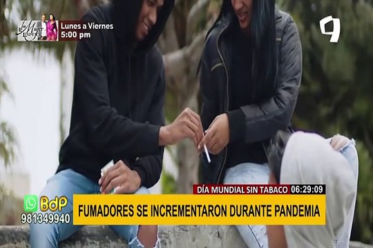 COVID-19: fumadores aumentaron durante pandemia, según estudio