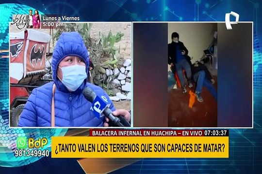 Balacera en Lurigancho-Chosica: comuneros son atacados por tercera vez por disputa de terrenos