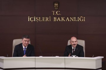 İçişleri Bakanı Soylu, Özbek mevkidaşı Bobojonov ile görüştü (1)