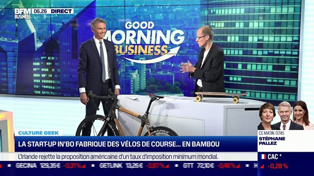 Culture Geek : La start-up In'bo fabrique des vélos de course en bambou par Anthony Morel - 26/05