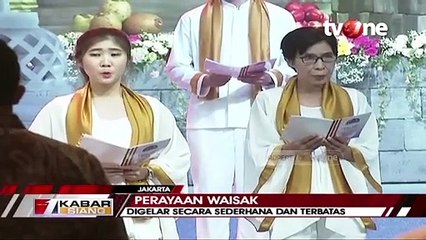 Digelar Sederhana, Begini Suasana Perayaan Waisak di Jiexpo