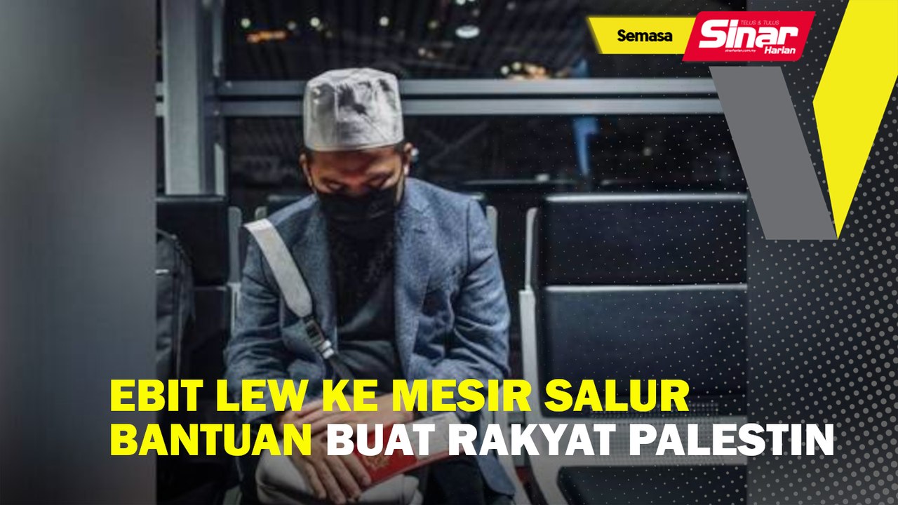 Ebit Lew ke Mesir salur bantuan buat rakyat Palestin