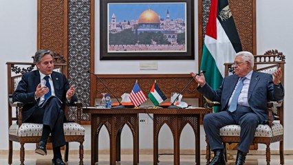 Blinken pledges $75m in US assistance to Palestinians