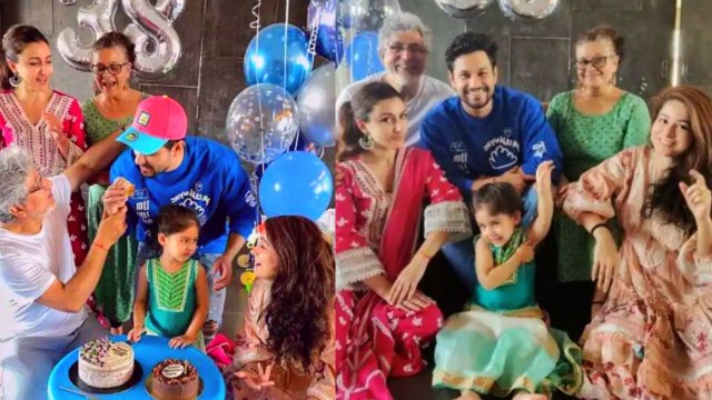 Inaaya Naumi Kemmu ने पापा Kunal Kemmu के Birthday फोटोज़ में यूं लूटी सारी लाइमलाइट | FilmiBeat