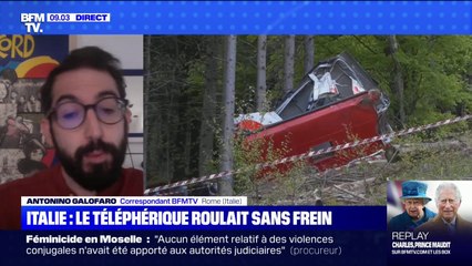 Chute d'un téléphérique en Italie: les enquêteurs découvrent que la télécabine fonctionnait sans frein