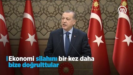 "Ekonomi silahını bir kez daha bize doğrulttular"